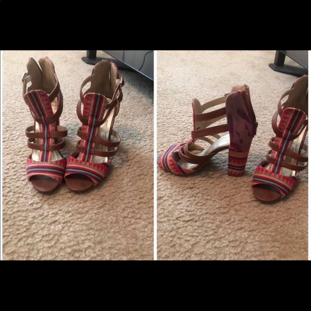 Open Toed Sandals With Heel
